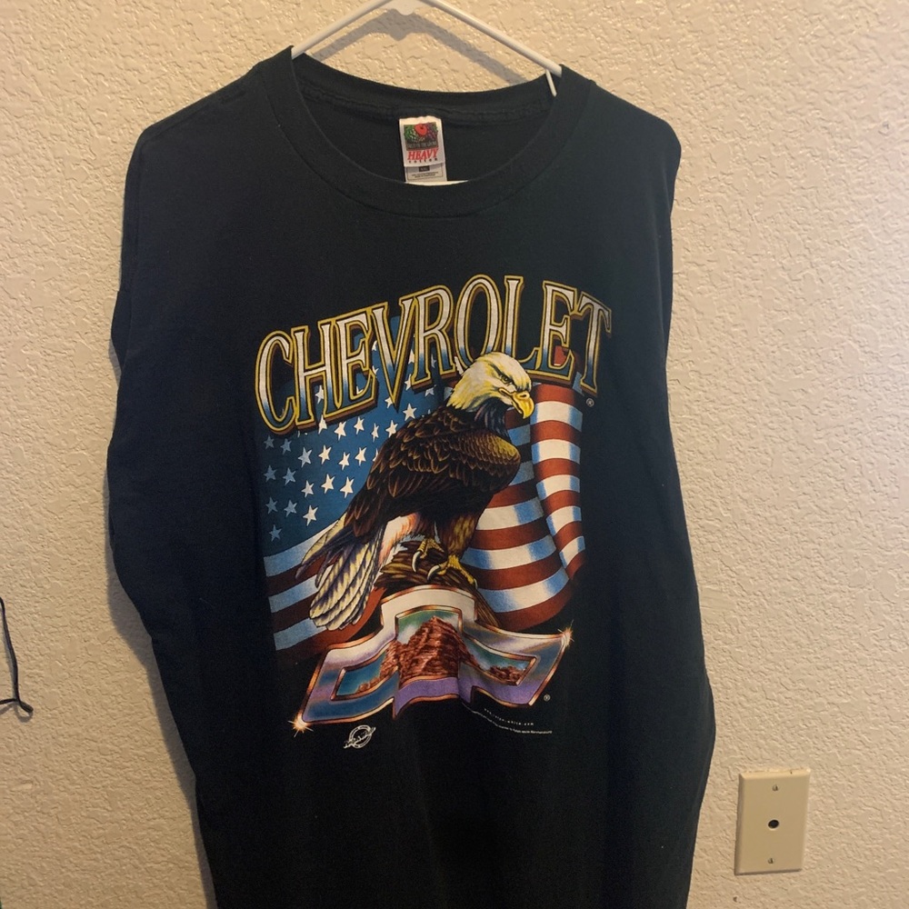 Vintage Ralph White Design Eagle Chevrolet T-Shirt